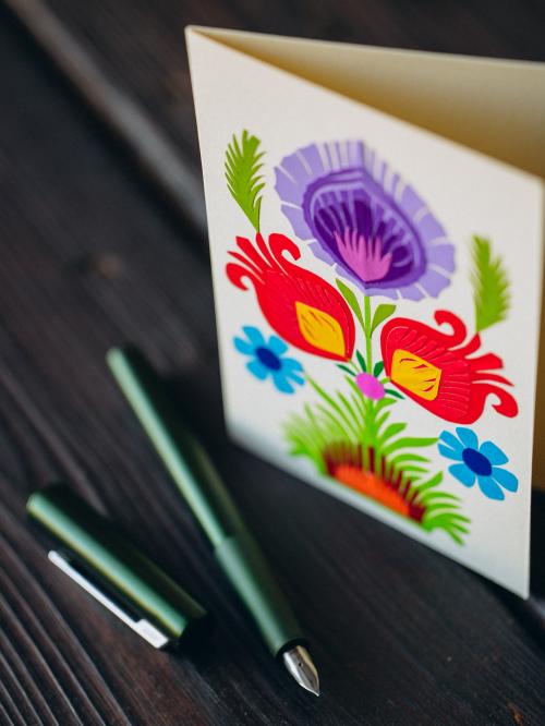 zdjęcie od góry kartki