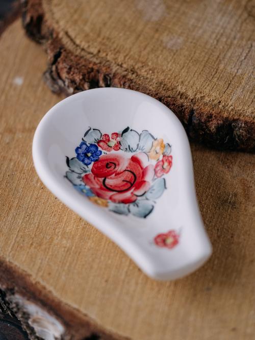 podstawka pod łyżkę na płasko