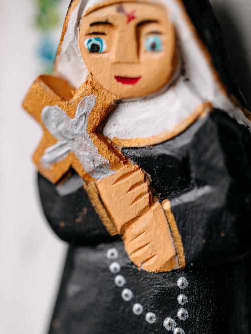 zbliżenie na krzyż