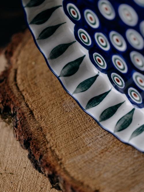 Forma do pieczenia tarty Pawie Oczko z Listkiem