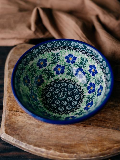 miska średnia 17 cm chabry od góry