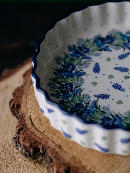 Forma do pieczenia tarty Wianek na drewnie