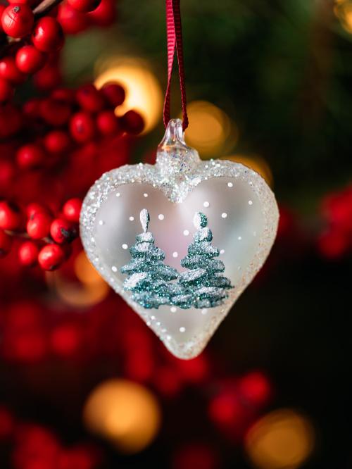 biała matowa bombka mała