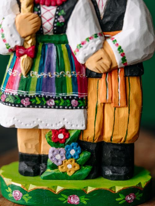 zbliżenie na stroje