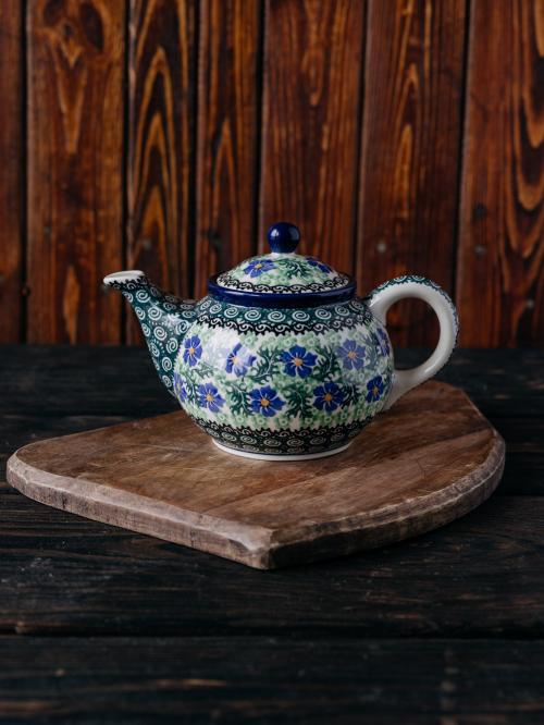 czajnik chabry ceramika bolesławiecka