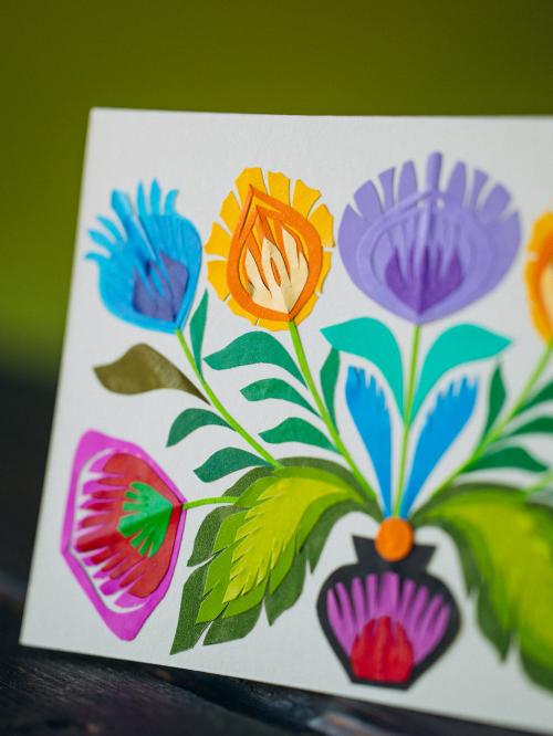 zbliżenie na kwiatki