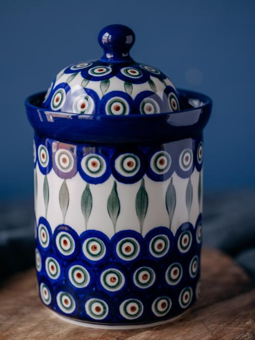 pawie oczko z listkiem