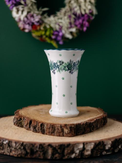 wazon wąski zielony wianek