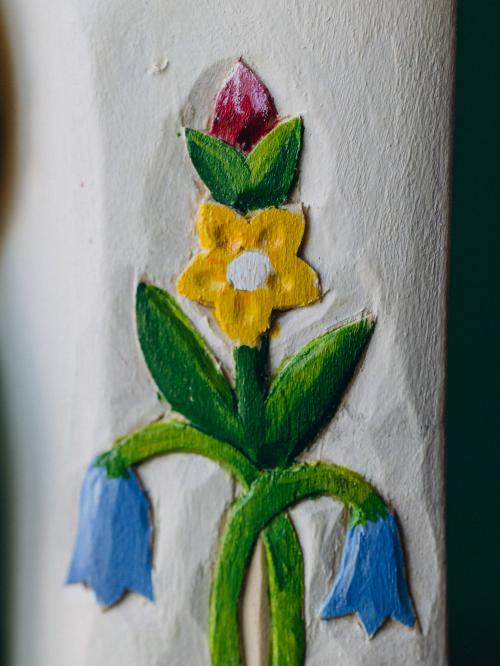 zbliżenie na żółte kwiatki