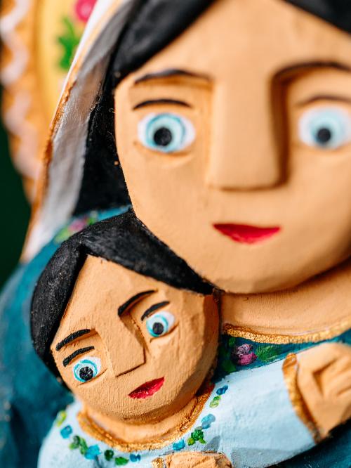 zbliżenie na twarze