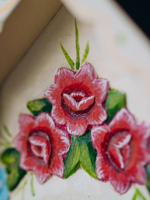 zbliżenie na kwiatki