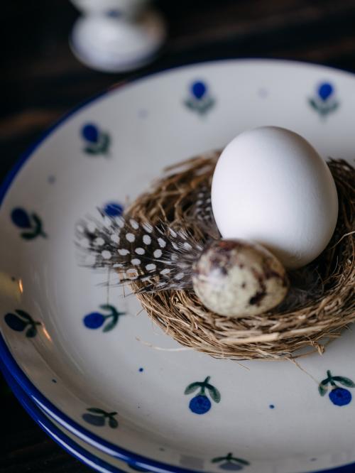 talerz deserowy jagódki