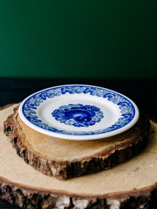 kobaltowy wzór