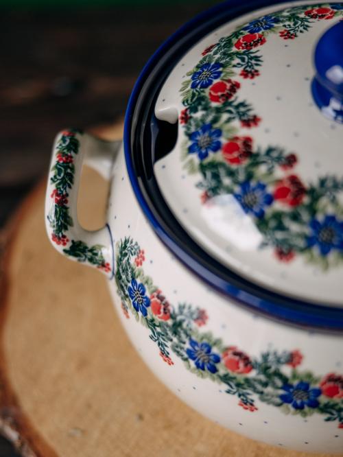 waza wianek z makami zbliżenie na wzór