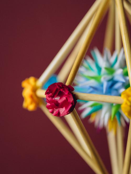 zbliżenie na kolorowe detale