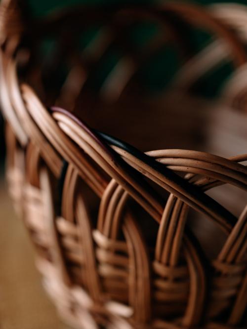 zbliżenie na plecionkę