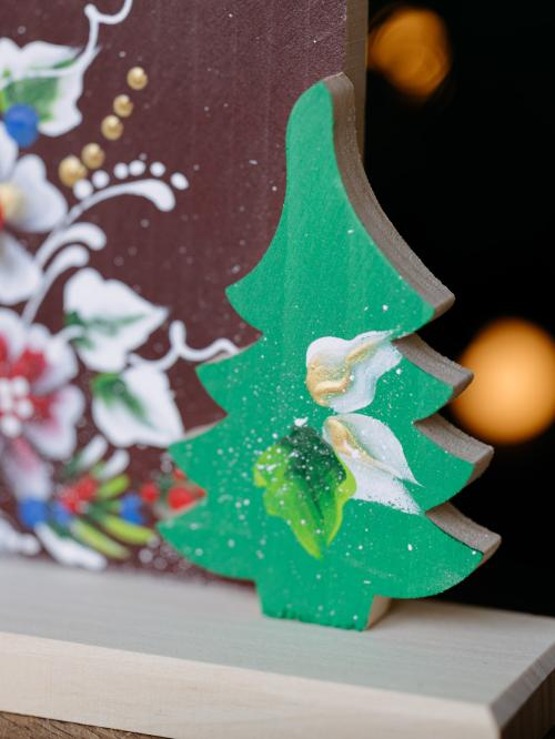 zbliżenie na choinkę