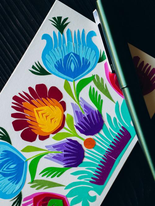 zbliżenie na kolorowe detale