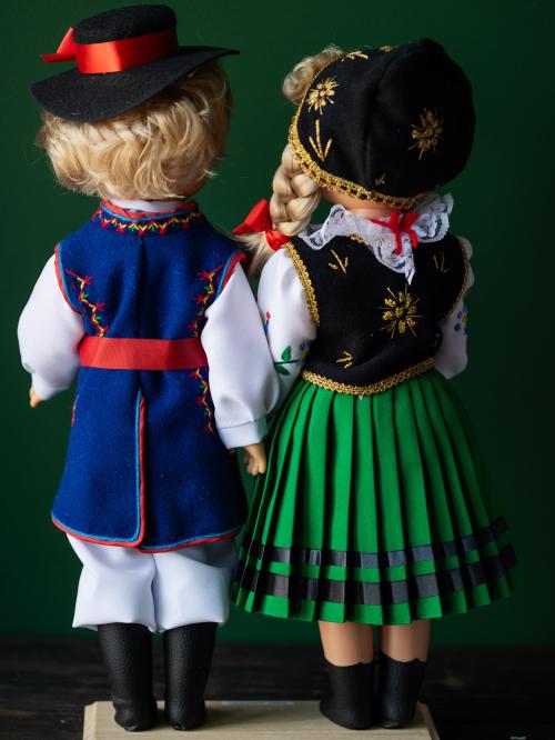para lalek tyłem