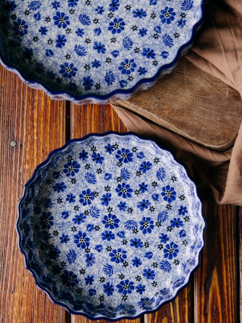 dwie formy do pieczenia tarty łąka