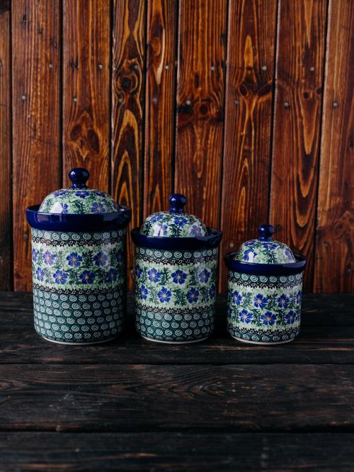 pojemniki z przykrywką chabry