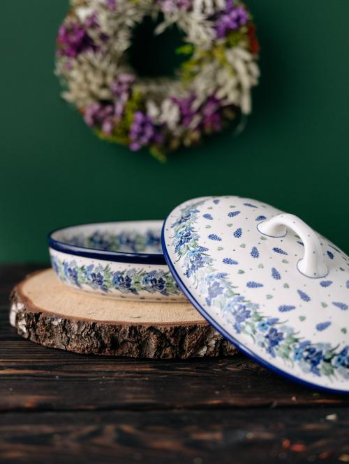 Naczynie do zapiekania z pokrywką otwartą Wianek