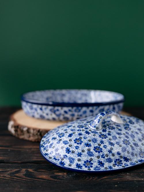 Naczynie do zapiekania z otwartą pokrywką Łąka