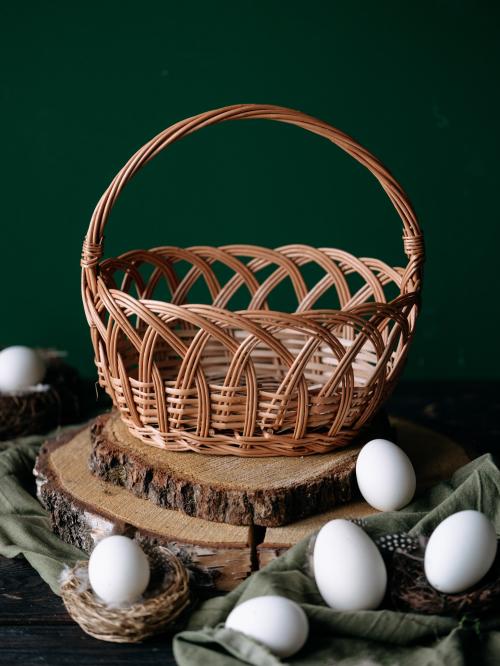 koszyczek wielkanocny owalny