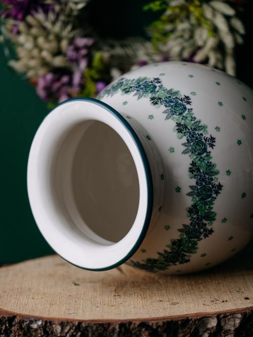 zbliżenie na środek wazonu