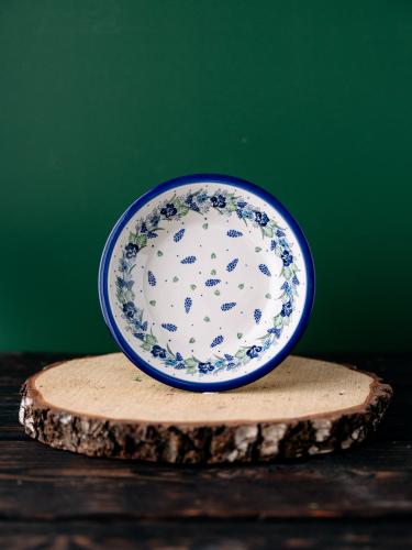 Talerz głęboki Wianek - ceramika Bolesławiec