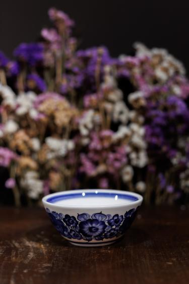 Miseczka mała z kobaltowym wzorem - Fajans Włocławek