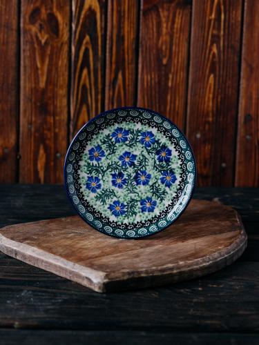 Talerz pod bulionówkę Chabry - Ceramika Bolesławiec