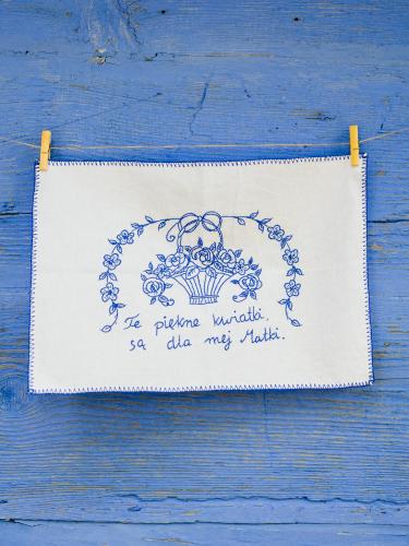 Makatka ,,Te piękne kwiatki, są dla mej matki"