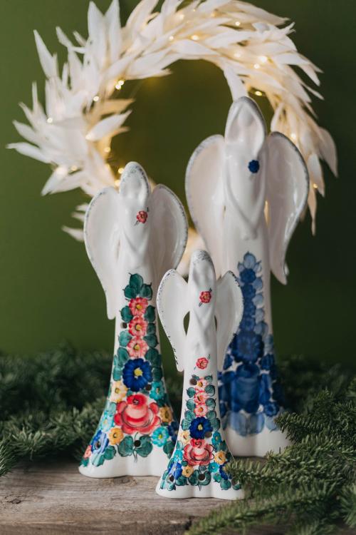 Ceramiczne anioły z Fajansu